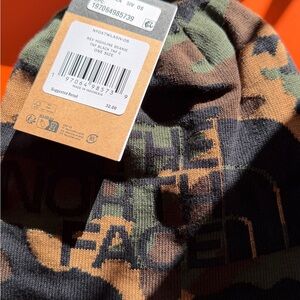 The North Face Multicolor Camouflage Beanie